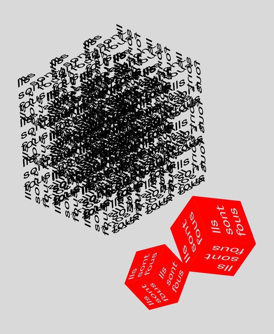 T-shirt fou sapiens : Ils sont fous I