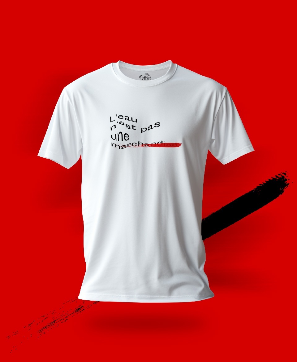 T-shirt non marchandise : L'eau n'est pas une marchandise