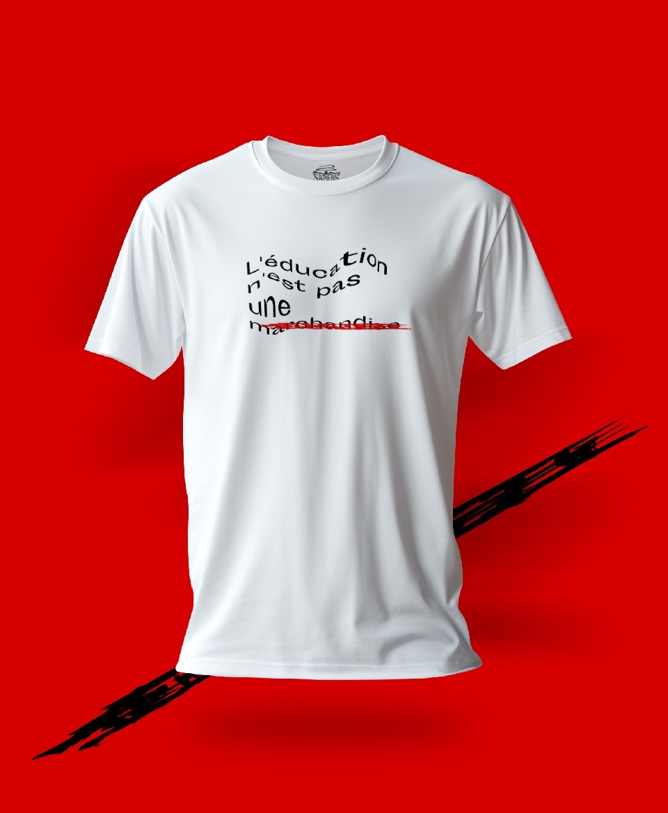 T-shirt non marchandise : L'éducation n'est pas une marchandise