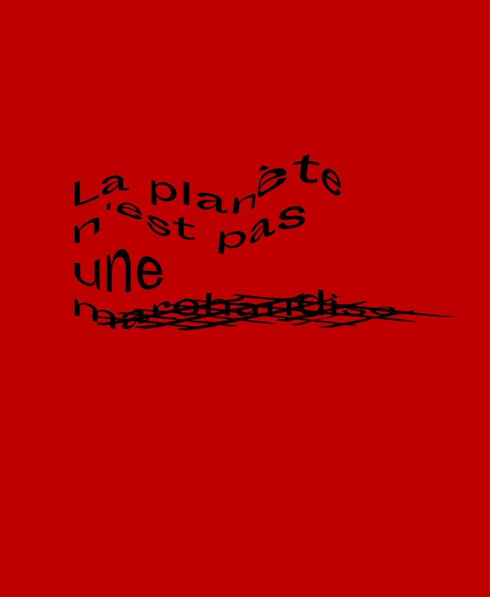 T-shirt non marchandise : La planète n