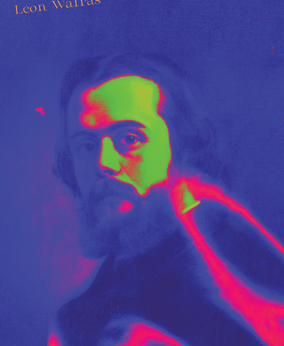 T-shirt économiste : Léon Walras