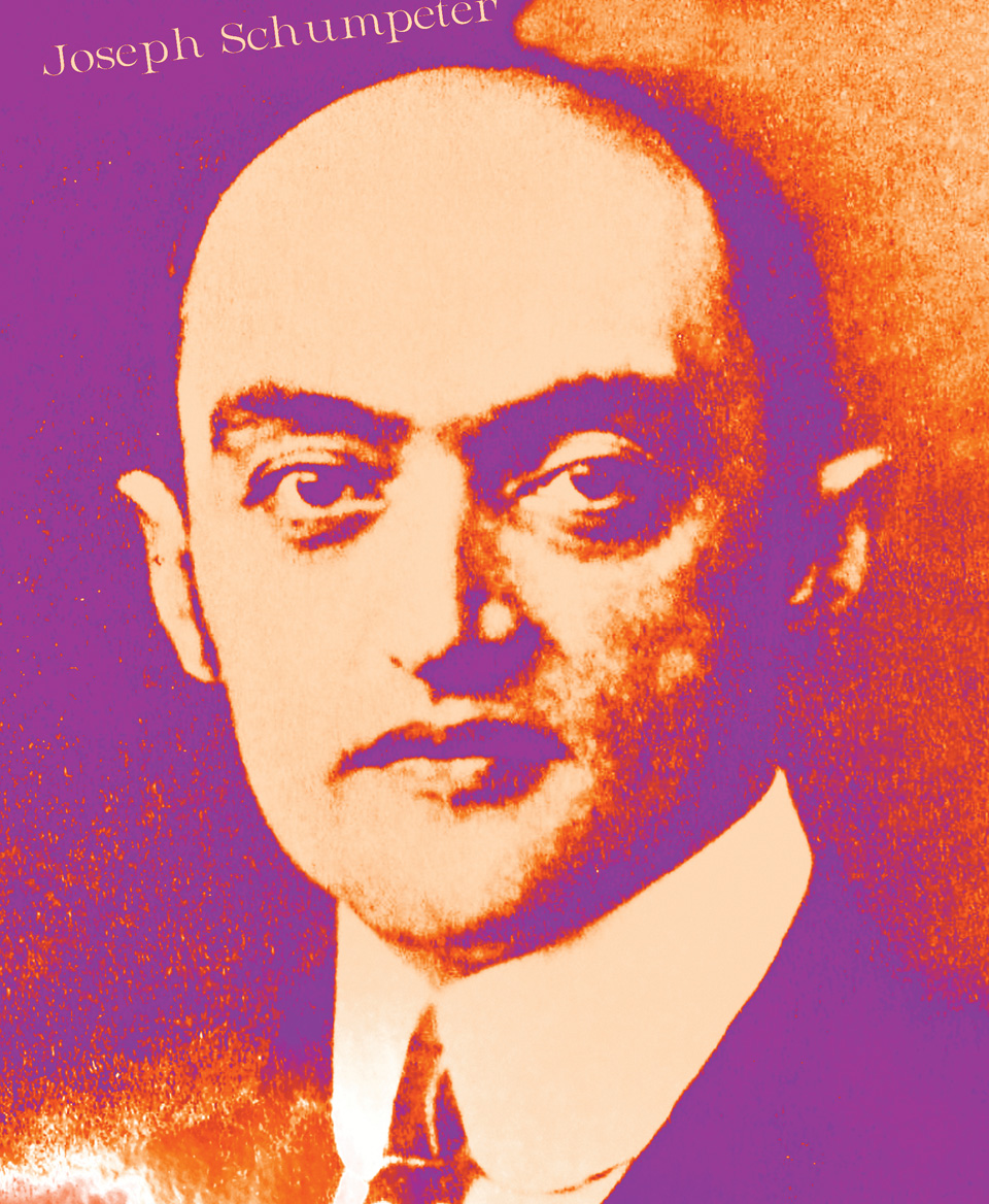 T-shirt économiste : Joseph Schumpeter