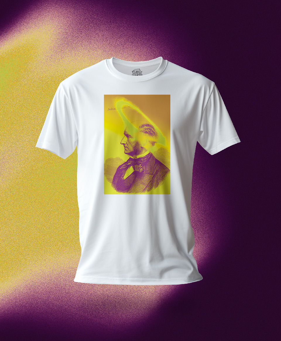 T-shirt économiste : John Stuart Mill