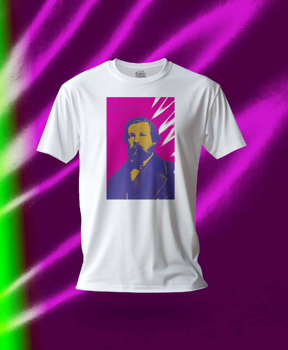 T-shirt économiste : Friedrich Engels