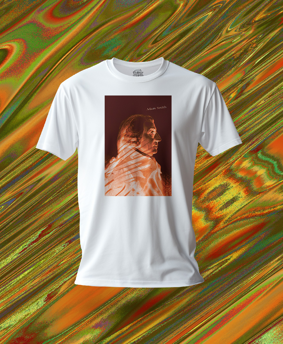T-shirt économiste : Adam Smith