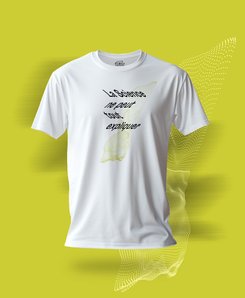 T-shirt Science : La science ne peut tout expliquer