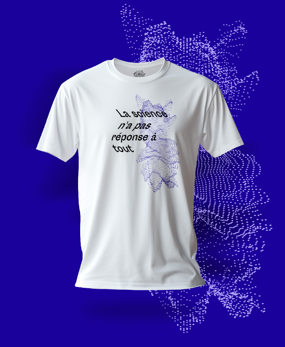 T-shirt Science : La science n'a pas réponse à tout