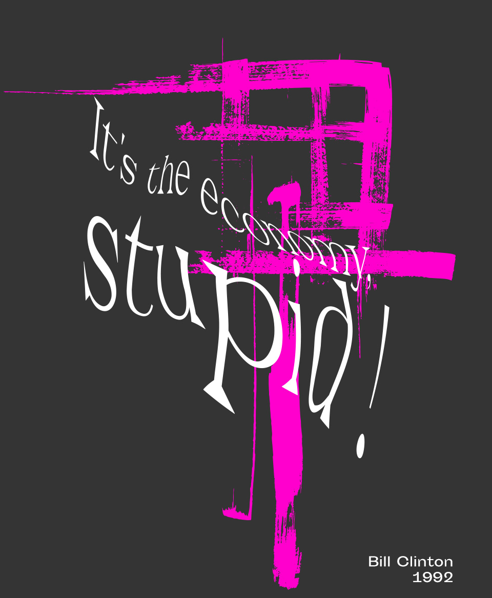 T-shirt Slogan Politique noir : It