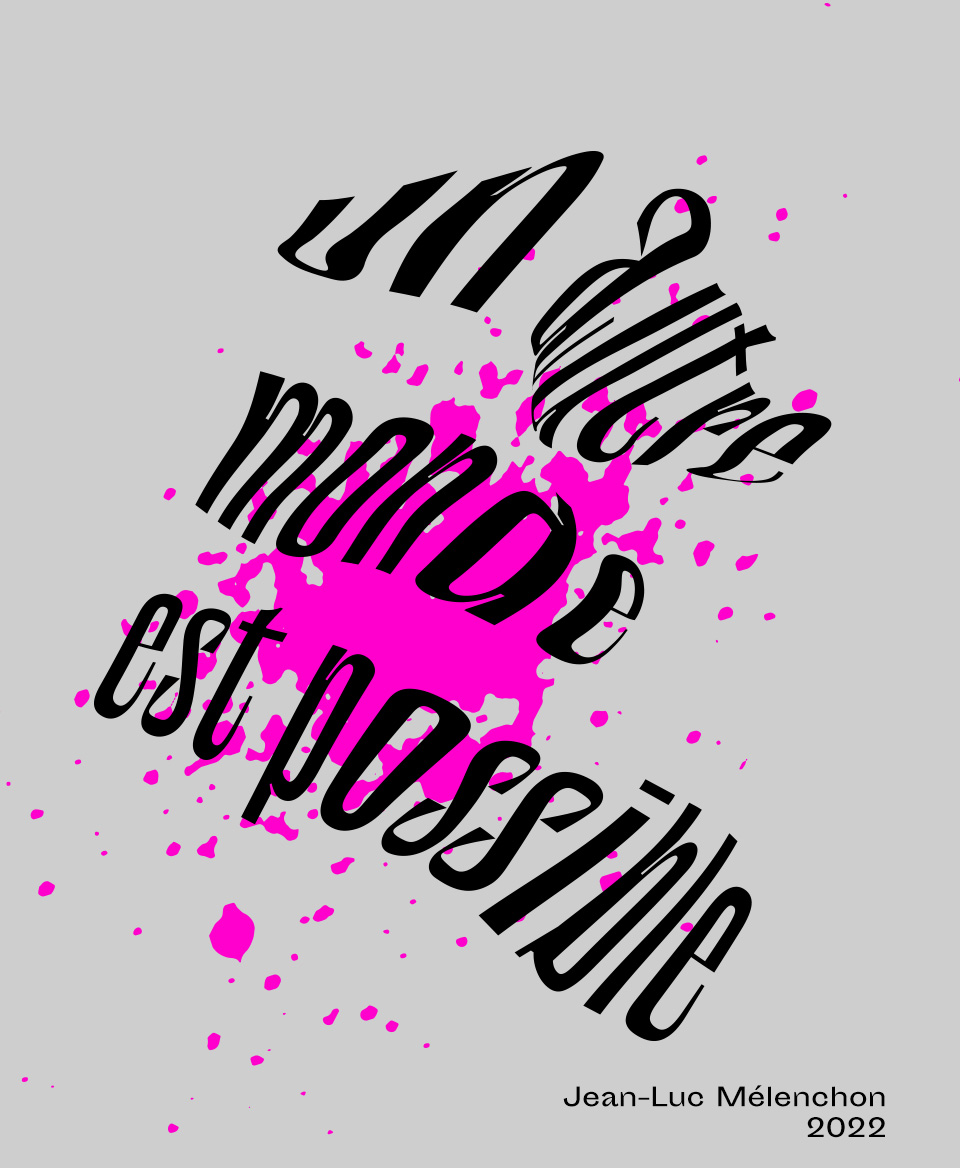 T-shirt Slogan Politique blanc : Un autre monde est possible