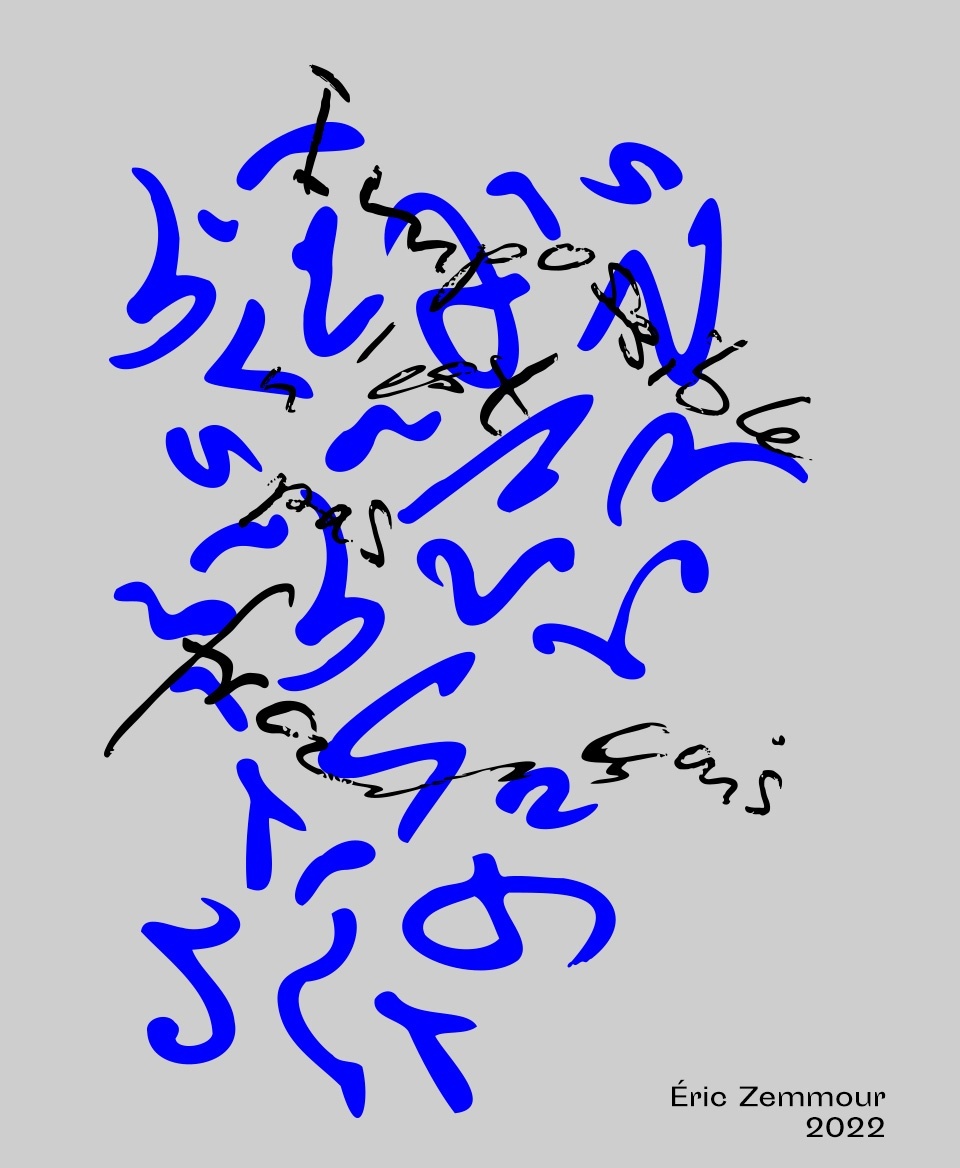 T-shirt Slogan Politique blanc : Impossible n