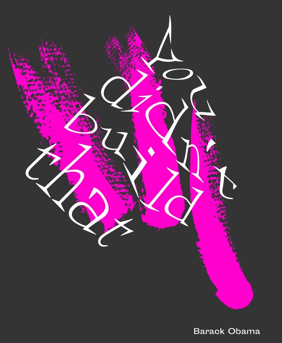 T-shirt Slogan Politique noir : You didn