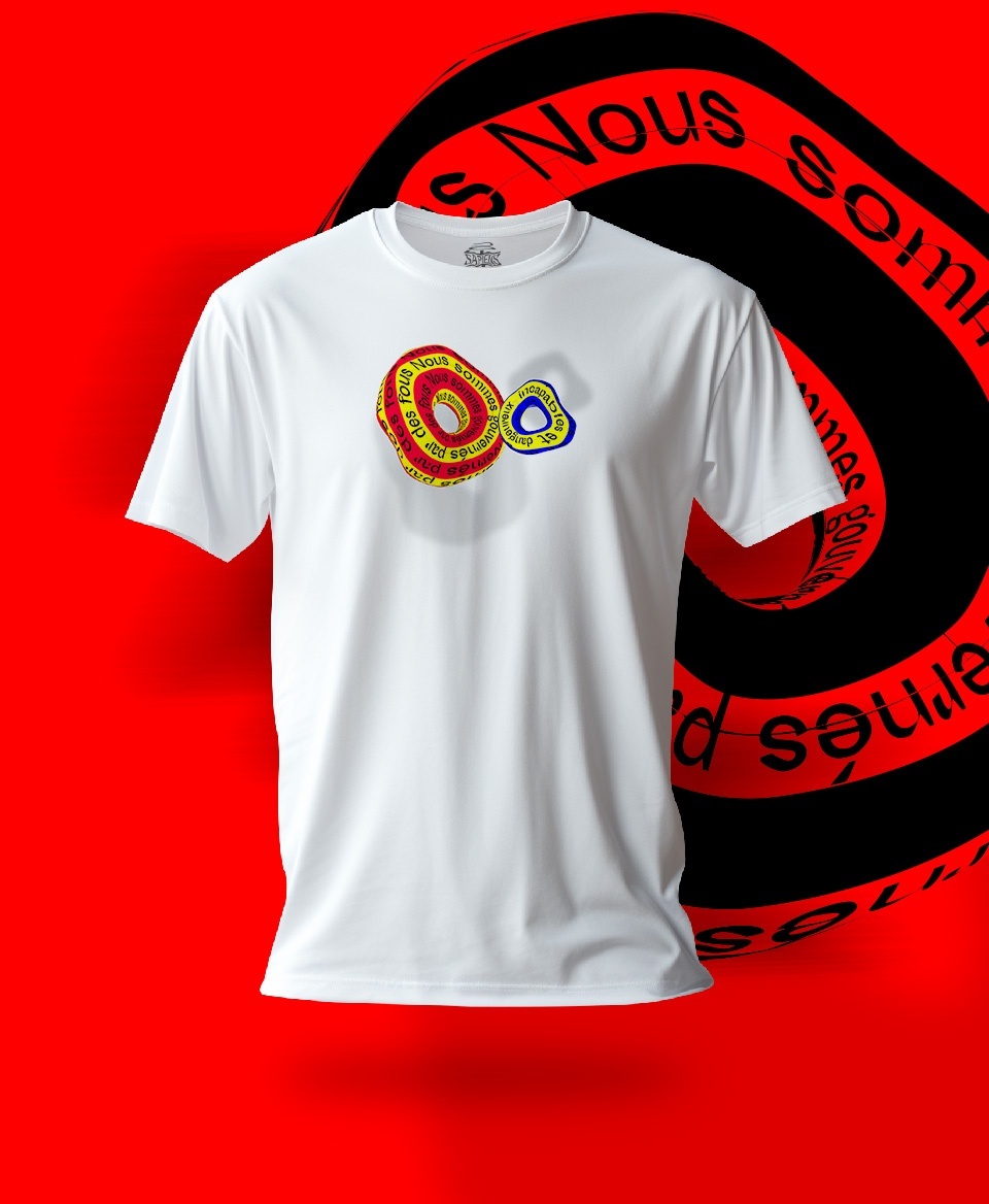 T-shirt fou sapiens : Nous sommes gouverné par des FOUS