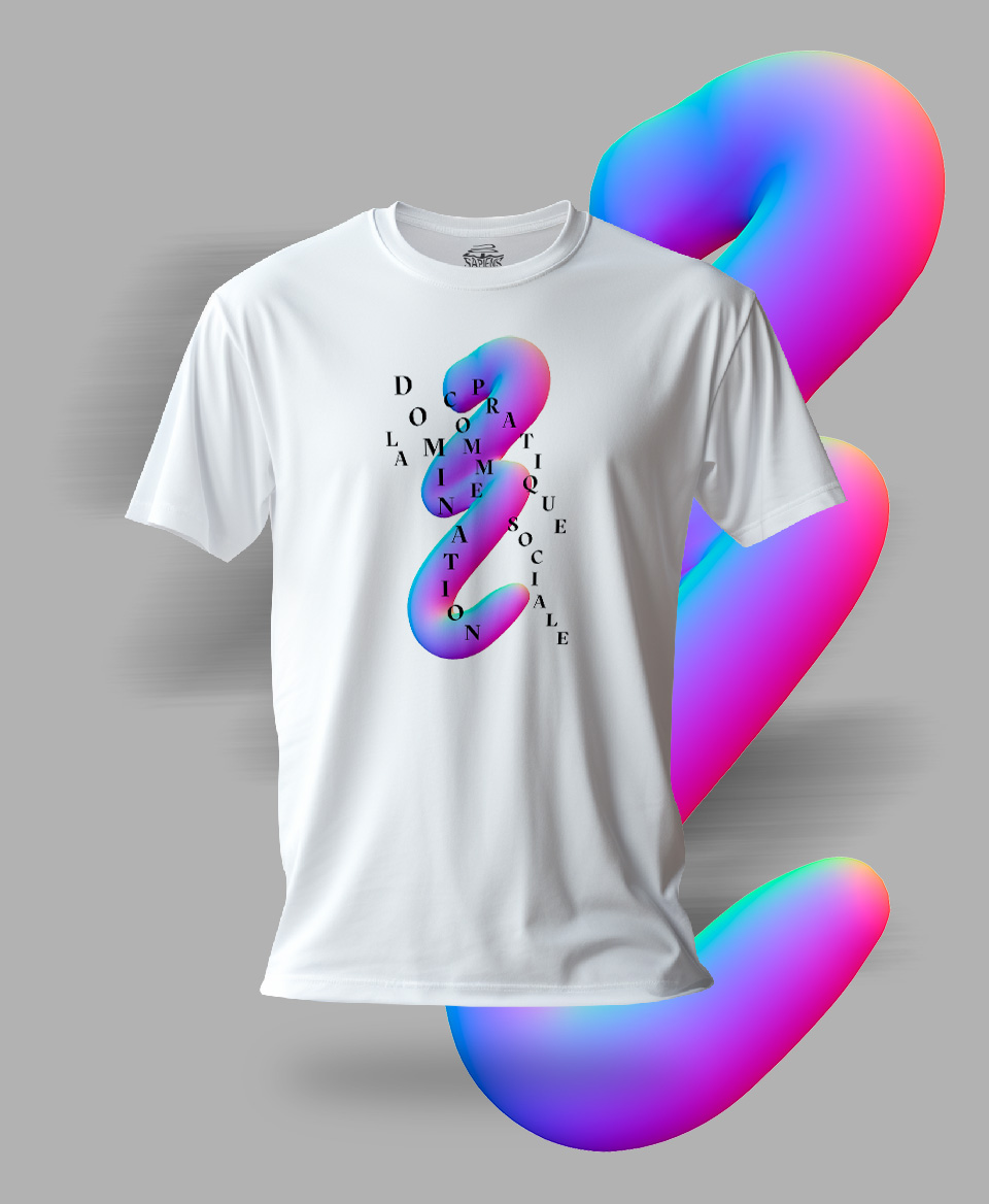 T-shirt Social blanc : La domination comme pratique sociale