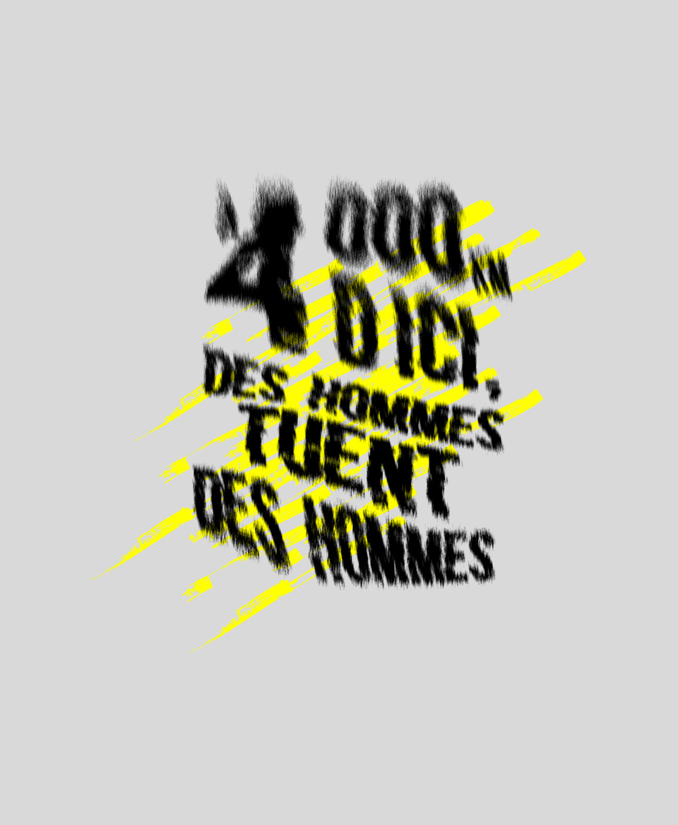 T-shirt Social blanc : à 4 000 km d