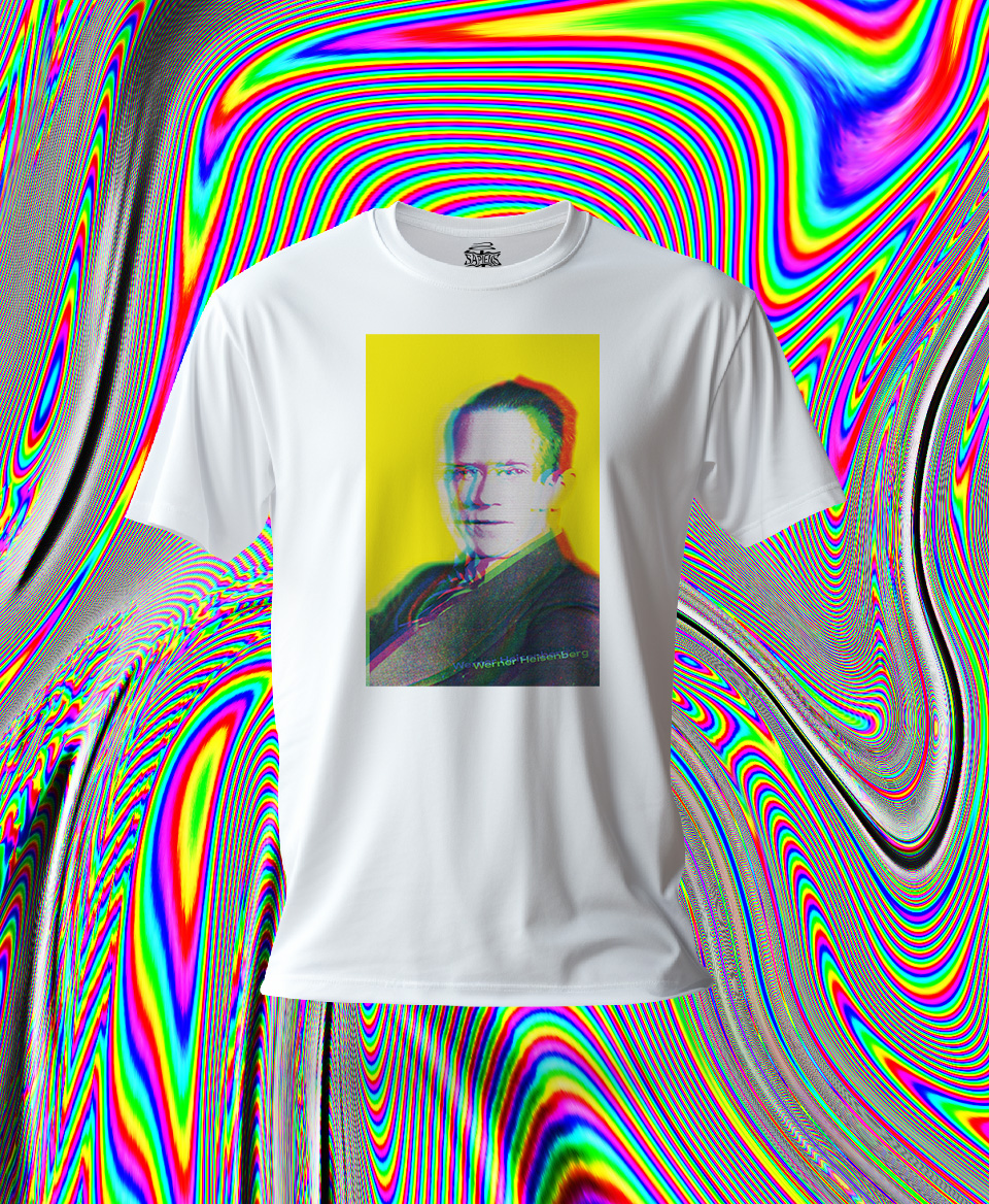 T-shirt Congrès Solvay : Werner Heisenberg