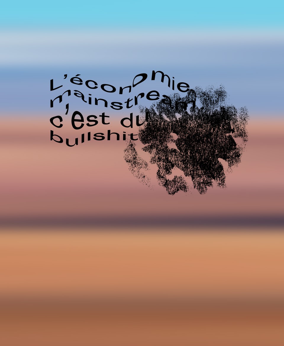 T-shirt #Bullshit: L'économie mainstream c'est du bullshit