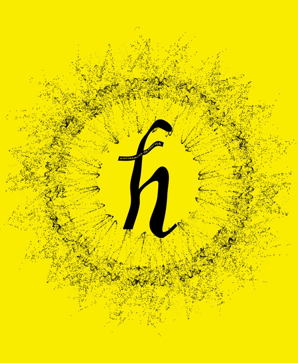 T-shirt Formule Scientifique : h ou la constante de Planck