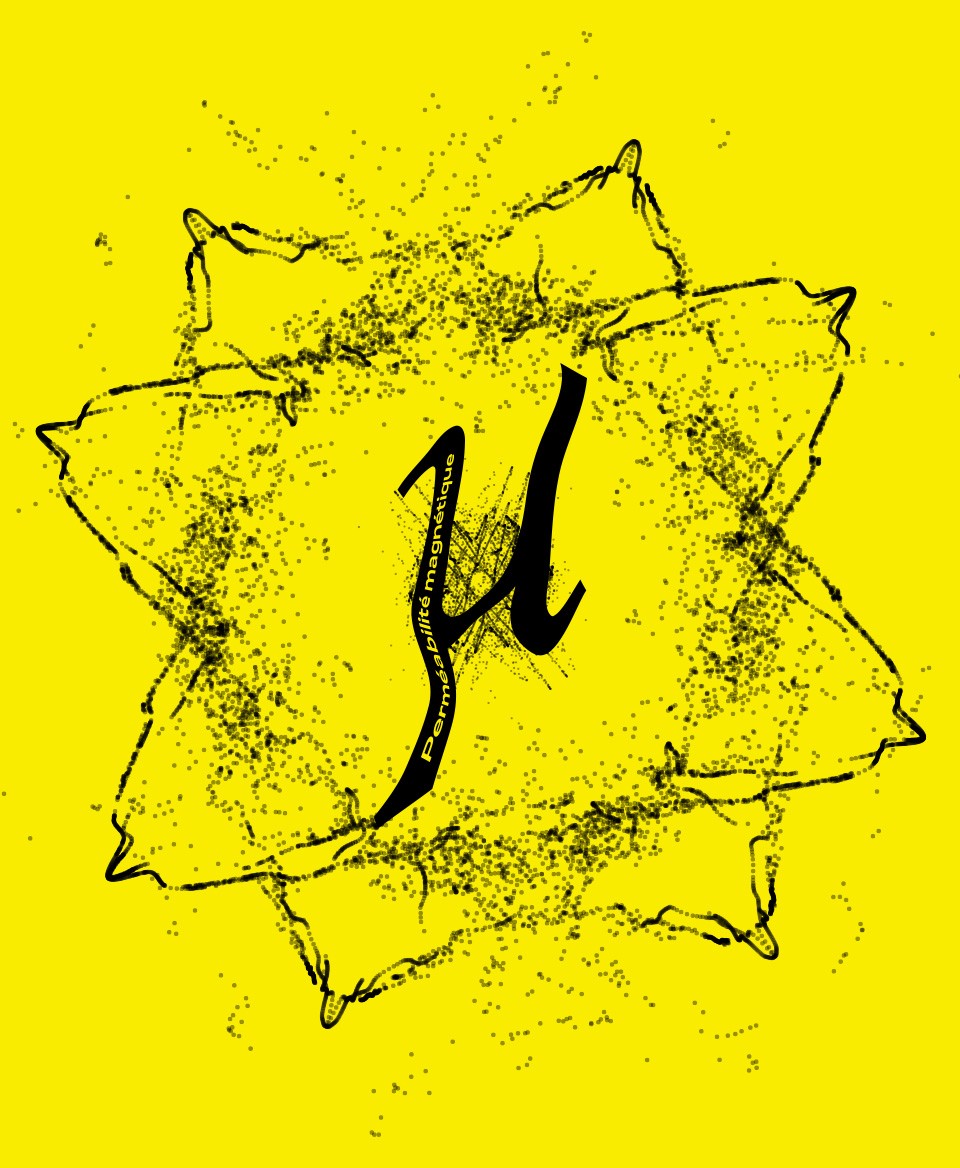 T-shirt Formule Scientifique : Mu ou la perméabilité magnétique du vide