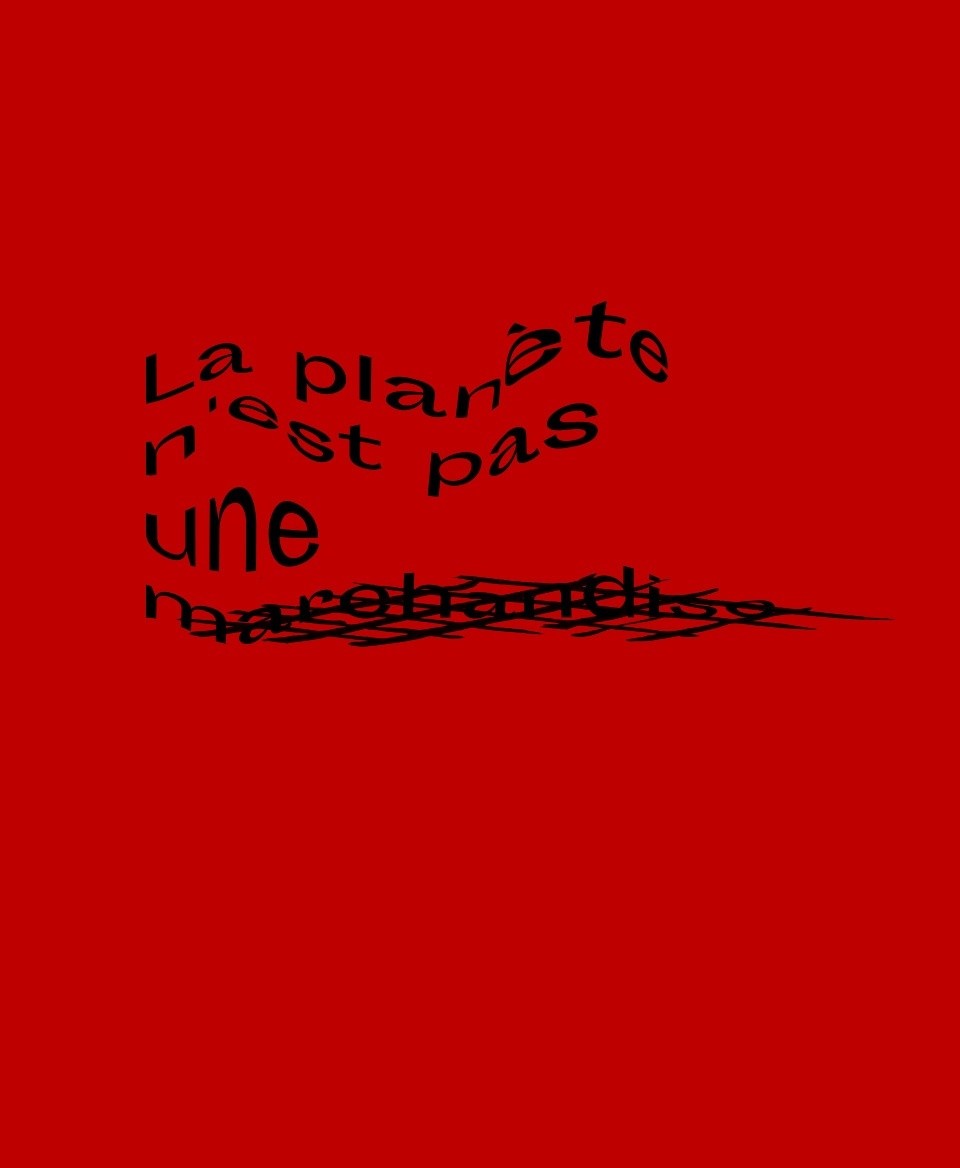 T-shirt non marchandise : La planète n'est pas une marchandise