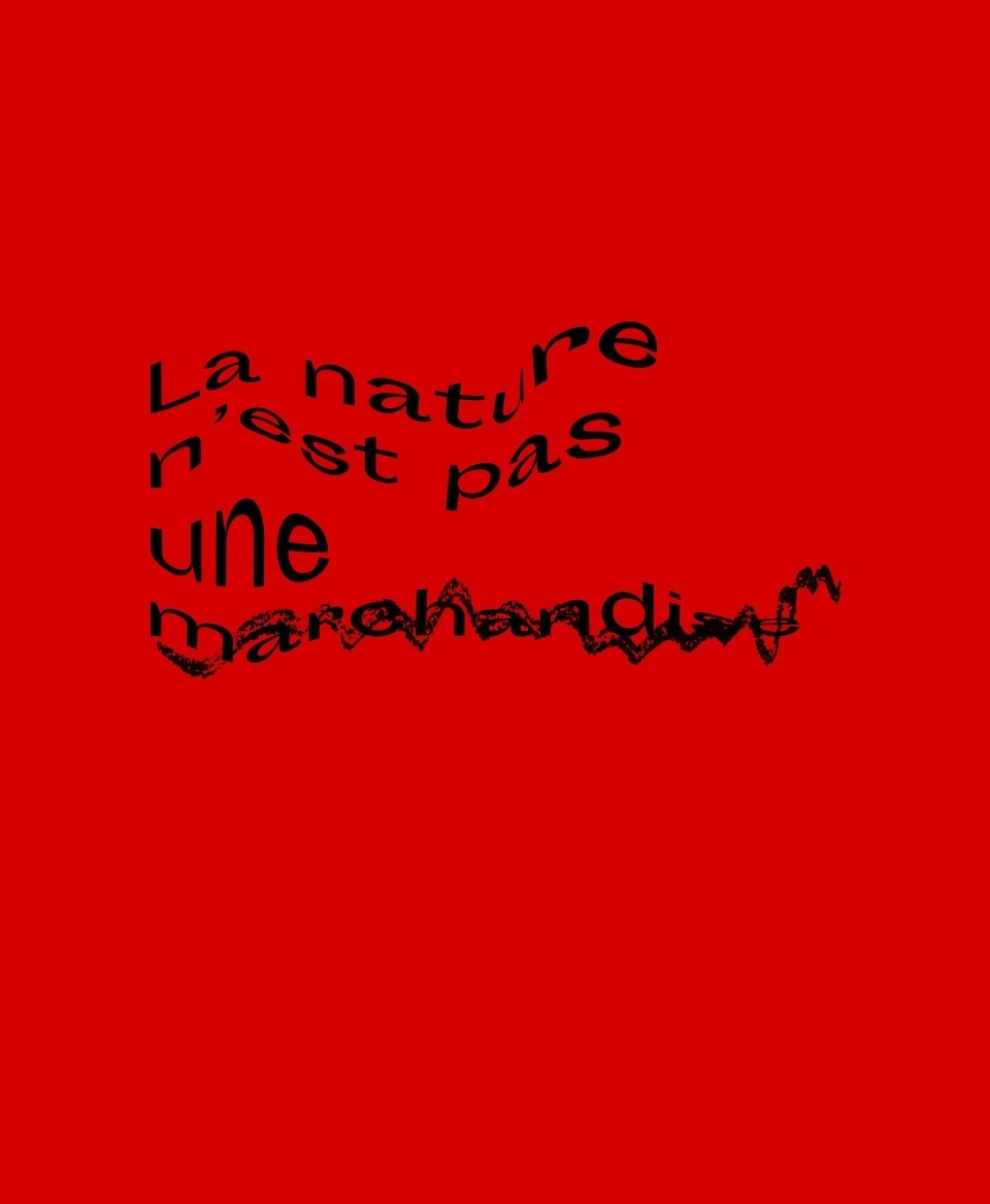 T-shirt non marchandise : La nature n’est pas une marchandise