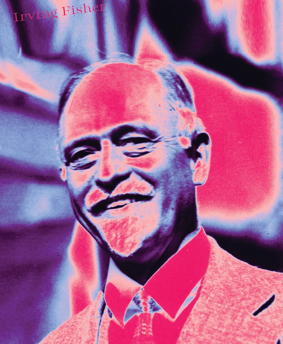 T-shirt économiste : Irving Fisher