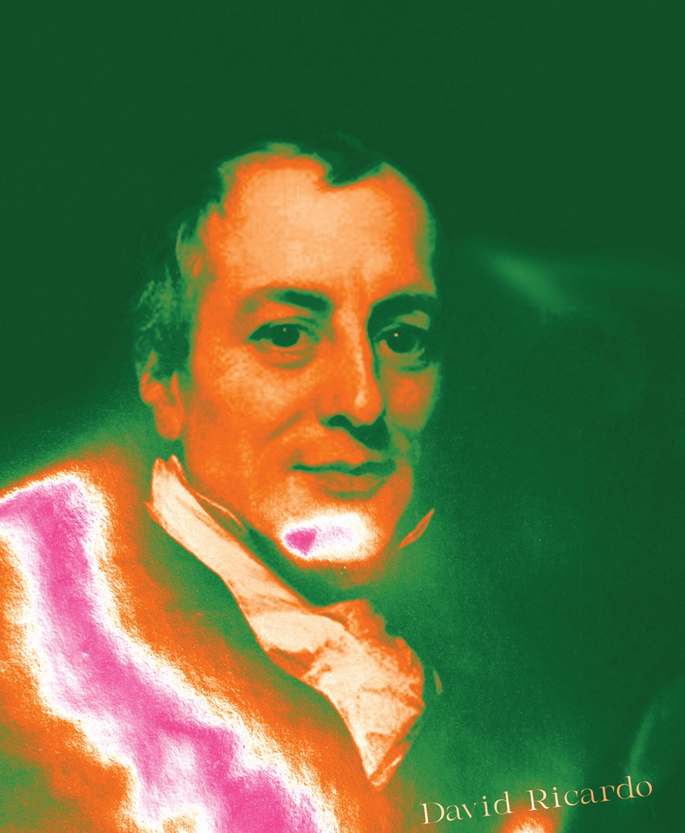 T-shirt économiste : David Ricardo