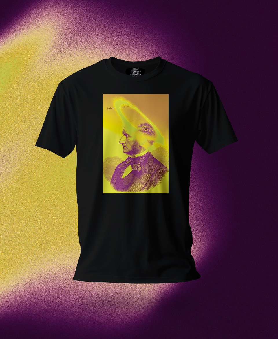T-shirt économiste : John Stuart Mill
