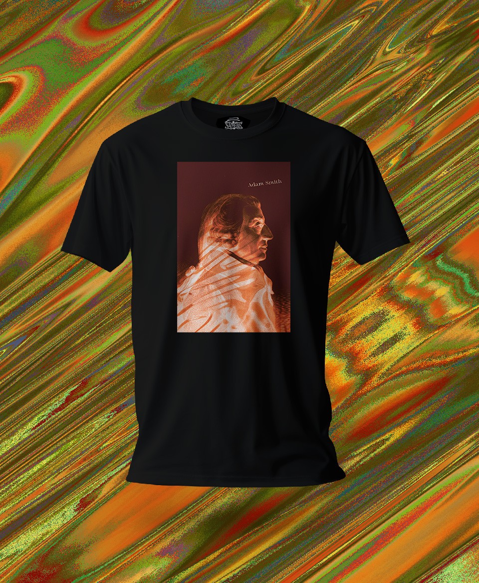 T-shirt économiste : Adam Smith
