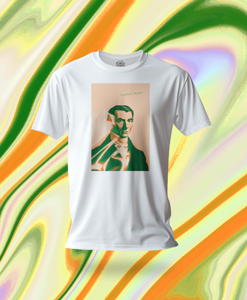 T-shirt économiste : Frederic Bastiat