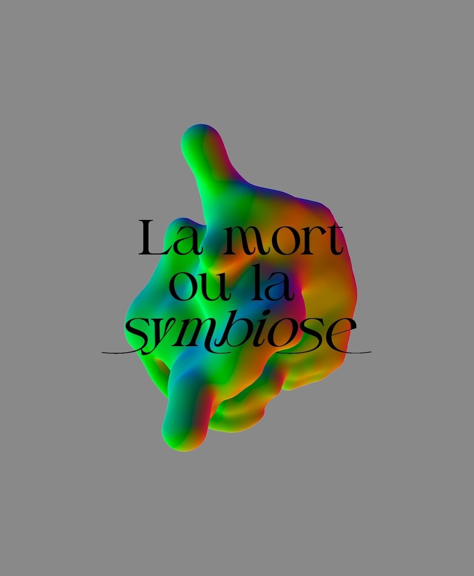 T-shirt Social blanc : La mort ou la symbiose