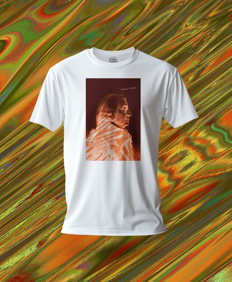 T-shirt économiste : Adam Smith