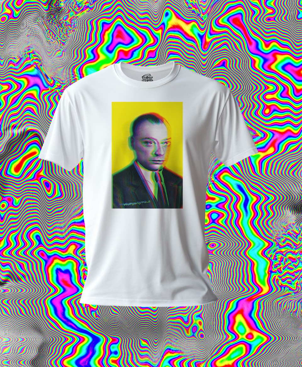 T-shirt Congrès Solvay : Wolfgang Pauli